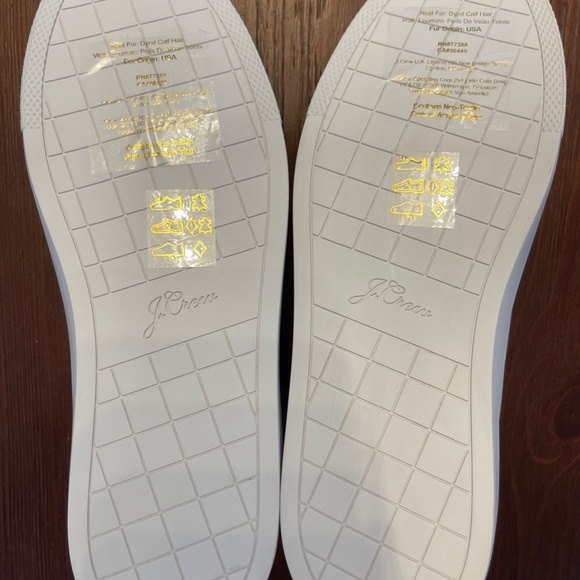 J.Crew | Classic Leather Sneaker | Leopard Tab | Size 7 - Picture 7 of 8